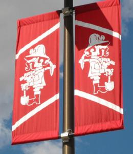 Quality Advertising Fabric Hanging Banners Customized Trade Show Hanging Banners wholesale