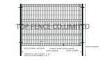 3D wire mesh fence panels