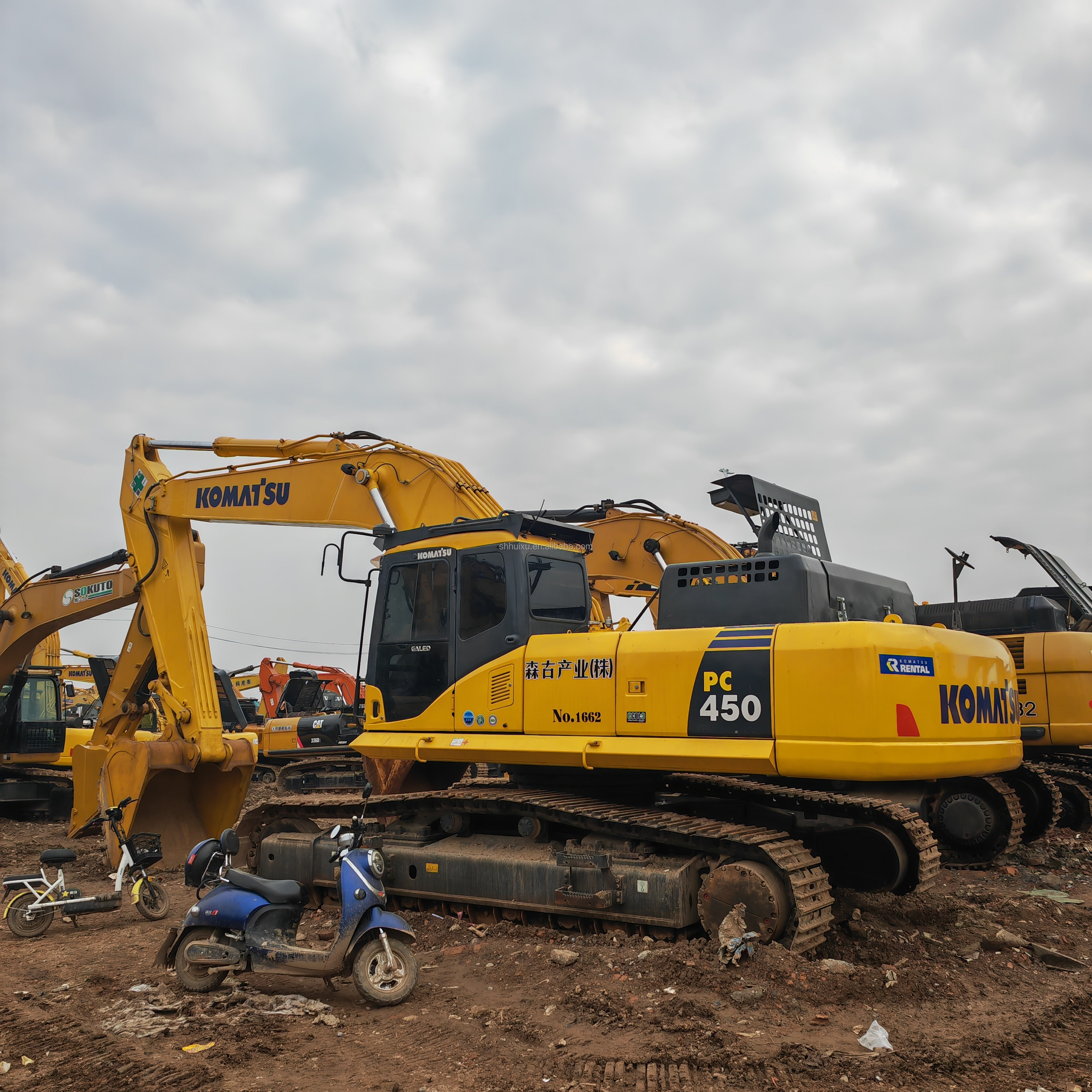Japanese Komatsu Used Mini Excavator PC450 PC200-9 PC130 PC30 for Sale construction Agricultural machinery
