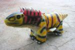 Super Cute Flexible Dinosaur Toy Car 12V Battery Driven For Shopping Mall