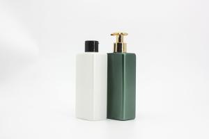 Quality White 8.45oz 250ml PET Square Shampoo Pump Bottles wholesale