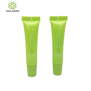 Quality Green Empty Lip Balm Tubes , Removable Nozzle Plastic Tube Packaging wholesale