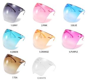 Quality Mirrored Acrylic Fogproof Clear Face Visor wholesale