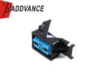 34851-0007 Automotive PA66 GF33 Electrical Waterproof Female Molex 18 Pin