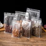 Ink Printing Clear Heat Sealing Flat Bottom Gusset Bags