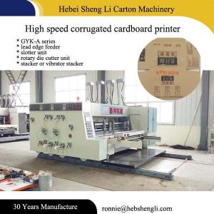 Quality High Speed Carton Box Printing Machine , Digital Flexo Printing Machine wholesale