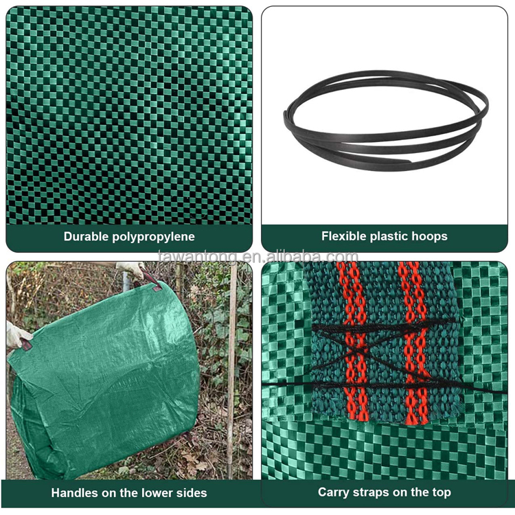 150gsm Heavy Duty PP Garden Bag Leaf Bag The Perfect Solution for Room Space Selection