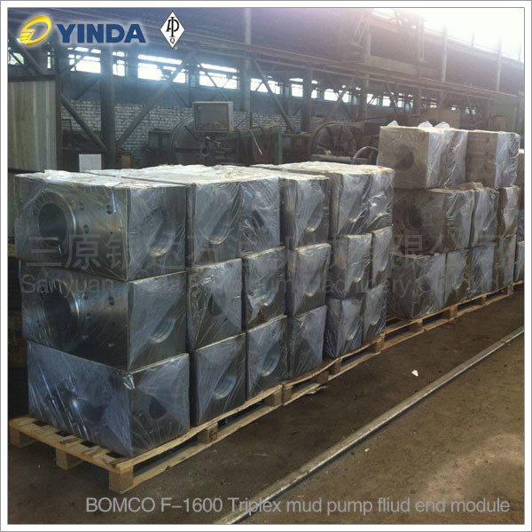 AH100101050100 Triplex Mud Pump Fluid End Module AH33001-05.01A.00 Bomco F-800/1000