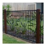 Trellis Gates Ornamental Wrought Iron Fencing with 19x19mm Pickets Size