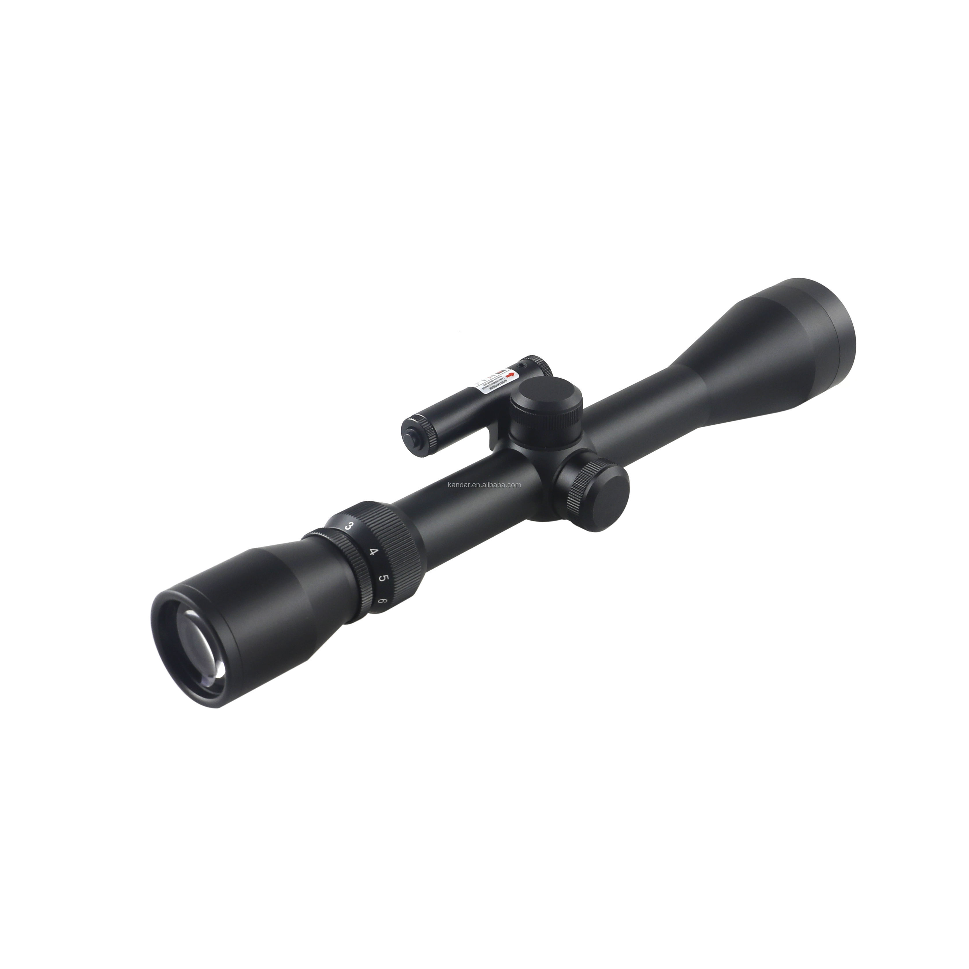 310mm Length Optical Hunting Scope 3-9x40 with Small Red Laser and 11mm/22mm Base Width