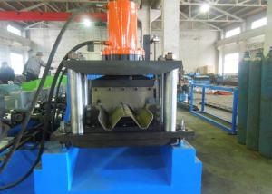 Quality Highway Guardrail Cold Roll Forming Machine With Electrical Cutting 7.5KW wholesale