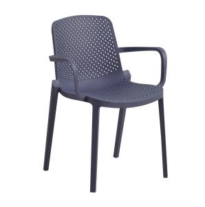 Quality Banquet Stackable Custom Colorful Outdoor Garden Chairs PP Plastic Plastic Dining Chairs with High Durability wholesale