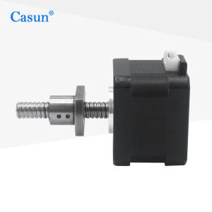 Quality 42*42*34mm NEMA 17 Ball Screw Linear Stepper Motor 2.52V 1.68A wholesale