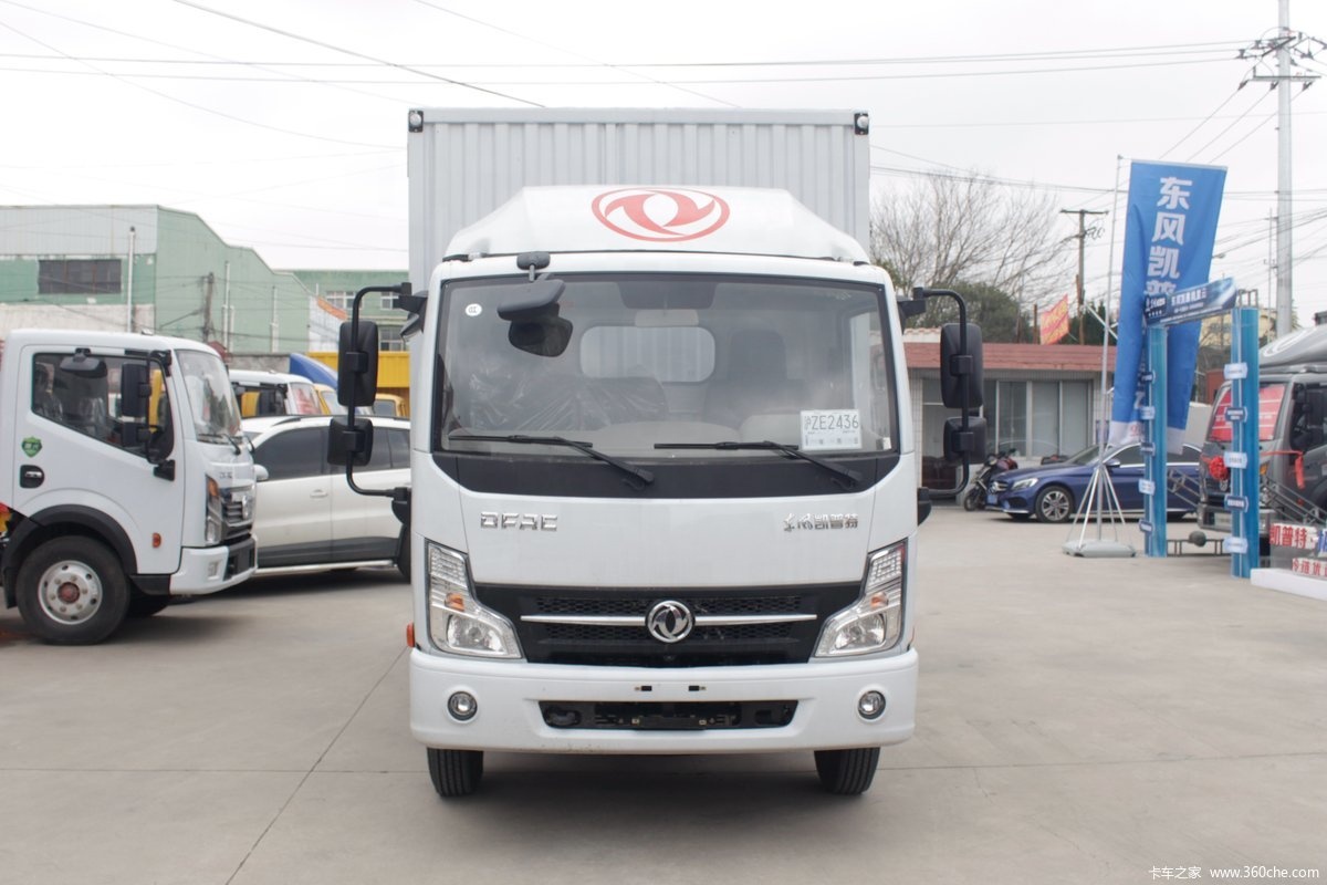 Multimedia System Enabled Dongfeng Single Row 4X2 Van Truck with 150 250hp Horsepower