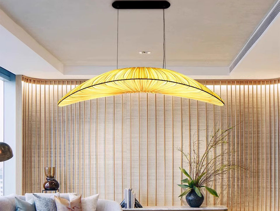 Minimalist Cloth Led Pendant Lights Designer Sailboat Ceiling Hanging Lamps(WH-AP-555)