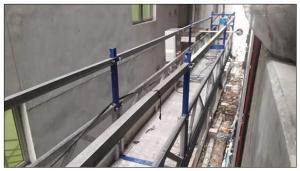 Quality 7.5 meters 800kg India suspended rope platform for building maintenance wholesale