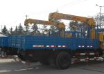 5 Ton Truck Mounted Telescopic Boom Crane , 2120kg Truck Mounted Crane