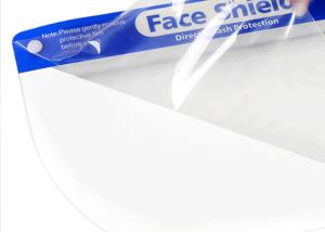 Quality Impact Resistance Protective 330*220mm Anti - Fog Face Shield wholesale