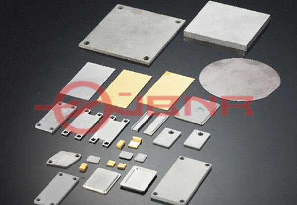 WCu Flanges / Heat Sink W90Cu10 W80Cu20 W50Cu50 Substrates With Excellent TC