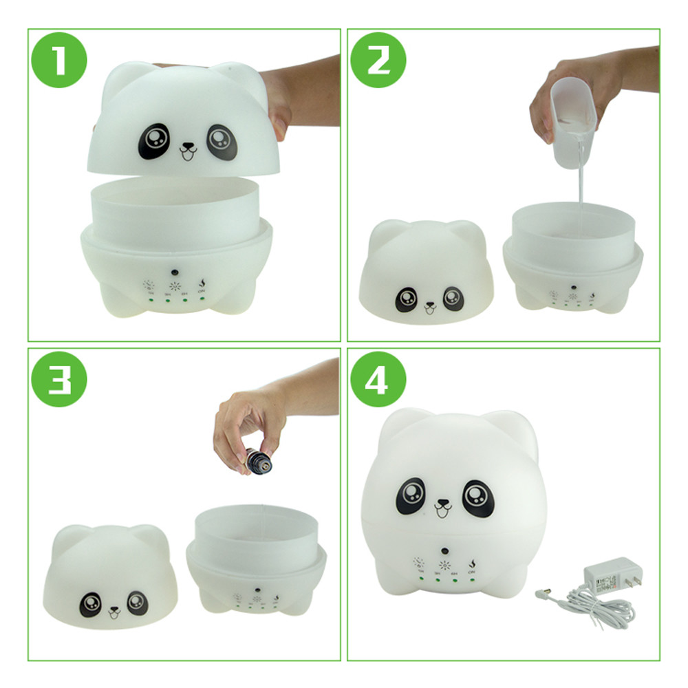 7 LED Colored Light 15.6W Mini Ultrasonic Aroma Diffuser