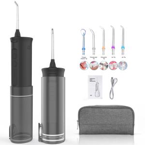Quality 2500mah Portable Water Flosser , 30-110PSI Cordless Water Flosser Teeth Cleaner wholesale