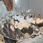 Water Cube Textured Decorative Tempered Glass 10mm Thickness For Partitions