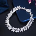 Fashion Bracelet Bangle for Women Captivate Bar Slider Brilliant CZ Rose Gold