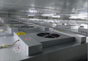 Quality Amber Equipment Fan Filter Unit 0.45m/S Dust Free Clean Room FFU wholesale