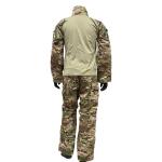 Wear-resistant Black Uniform Suit for Outdoor Training Breathable Long-sleeved
