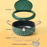 Household Controllable Deep Frying Pots Temperature Fine Iron Small Fryer
