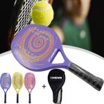 Beach Tennis Racket Full Carbon Professional Soft EVA Face Padel Tennis Racquet