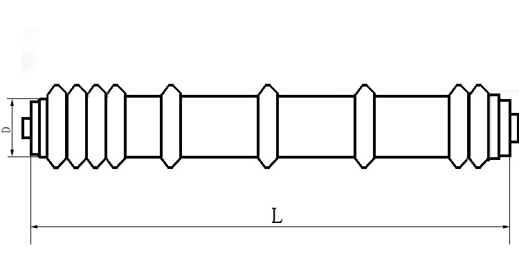 Aging Resistance Mining Steel Pipe Belt Conveyor Roller with 204205305306308000 Bearing Model