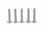 Flanged Stainless Steel Machine Screws M4 Good Chemical Resistance