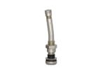 Metal Cap Bolt In Valve Stem Brass Truck Rubber Grommet Seal 70MS Bend 7°