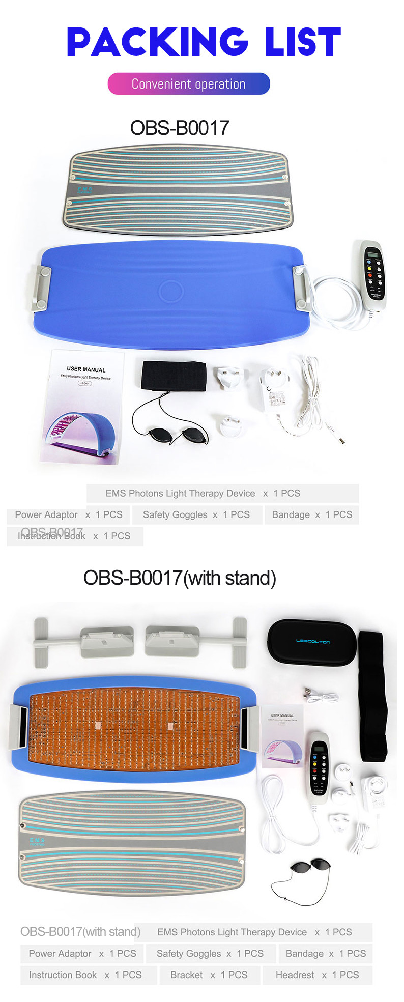 OABES Professional Photon PDT Led Facial Light Therapy Skin Care Rejuvenation Machine