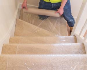 Quality 1220mm 0.08mm Anti Dirt Against Wall Painting Stair Carpet Protector wholesale