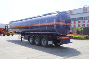 Quality 1310mm Wheel Base 40m3 3 Axles Heavy Duty Aluminum Alloy Fuel Tank Oil Tanker Trailer wholesale