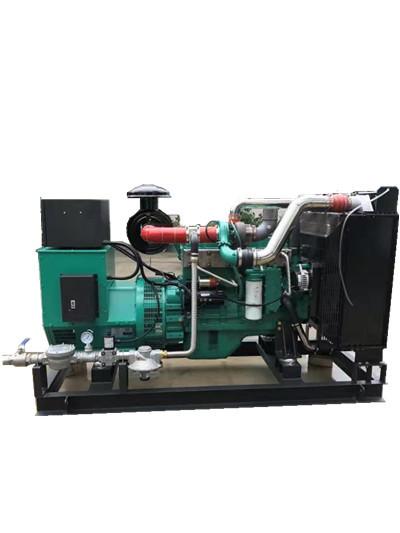 50HZ 240V Biogas Generator 100KW Biogas Operated Generator Open Type Remote