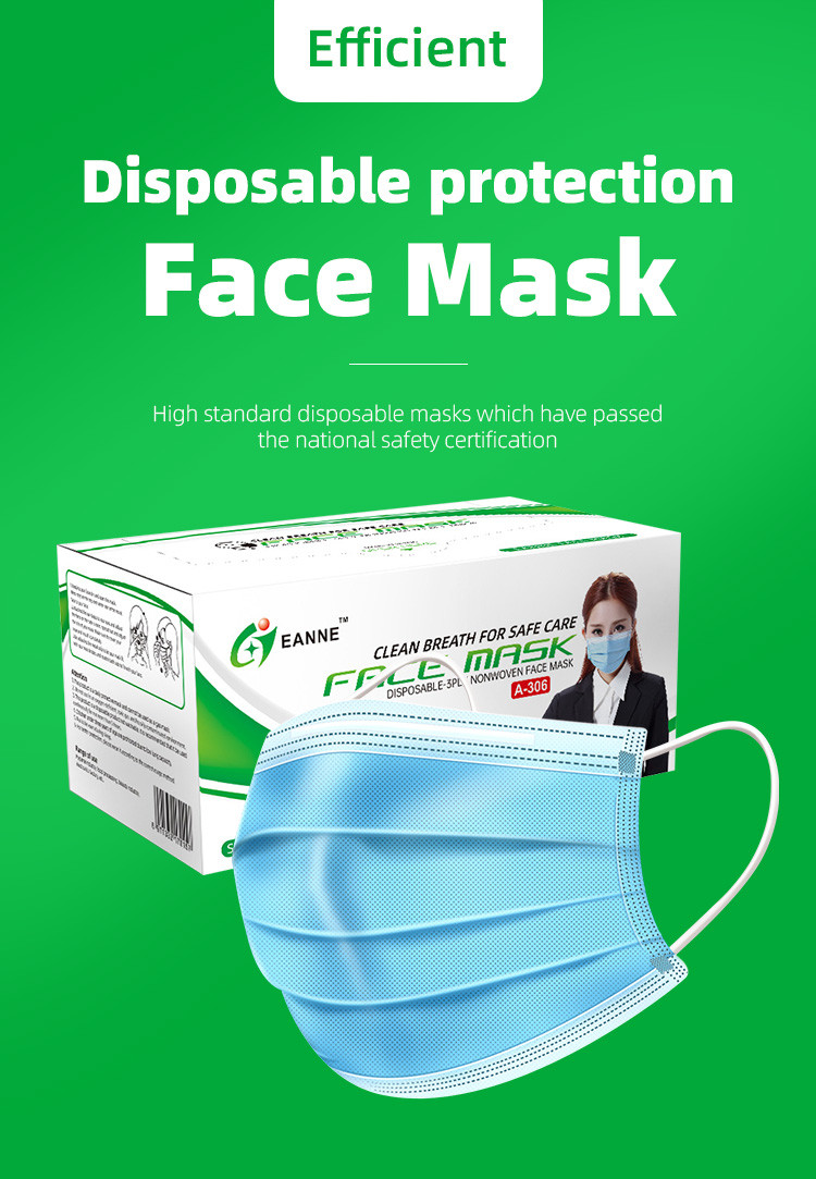 Individually Packaged Disposable Anti Dust Masks For Adults