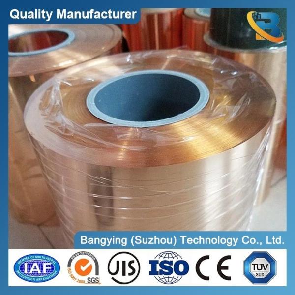 Cheap 2-2500mm Width Red Copper Foil for Battery Strip Coil from Professional for sale