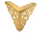 Office Building Furniture Parts 15cm Gold Chrome Couch Legs