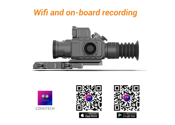 35mm 50mm Lens Thermal Vision Scope With 3000m Detection Range