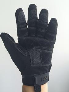 Quality Tactical Gloves With Cowhide Palm Surface Black Leather 2xl wholesale
