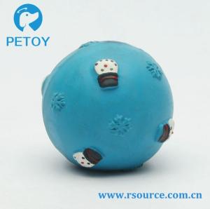 Quality Lovely Christmas Latex toys durable dog ball toys wholesale
