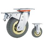 300kg Heavy Duty Golden Caster Wheel With Brake And Durable 4 Inch/5 Inch/6 Inch