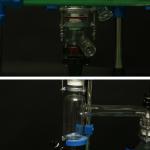 Double Layer 50L Jacketed Glass Reactor Vessel Cycle Heating Cooling