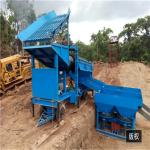 alluvial gold mining equipment 100 ton gold trommel wash plant