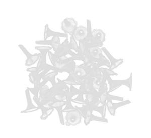 Quality Flower Shape Mini Perfume Funnel Square Shape Transparent PP Funnel CE Certified wholesale