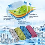 Gym Sweat Ice Cold Sports Towels And Cooling Towel For Fitness Gym Sport Pva