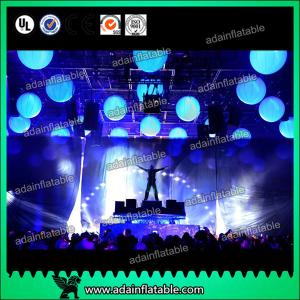 Quality Giant Event Decoration Hanging Inflatable White Ball With LED Light wholesale